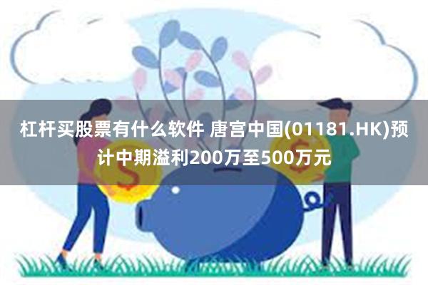 杠杆买股票有什么软件 唐宫中国(01181.HK)预计中期溢利200万至500万元