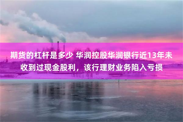 期货的杠杆是多少 华润控股华润银行近13年未收到过现金股利，该行理财业务陷入亏损