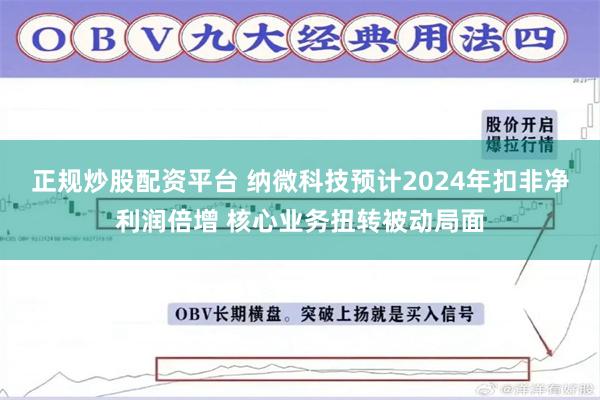 正规炒股配资平台 纳微科技预计2024年扣非净利润倍增 核心业务扭转被动局面