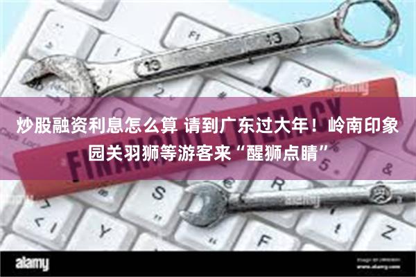 炒股融资利息怎么算 请到广东过大年！岭南印象园关羽狮等游客来“醒狮点睛”